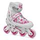 Roces Mädchen Inline-Skates Compy 8.0, White-Violet, 26-29, 400809