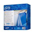 Gre FPR352 - Poolfolie für runde Pools, mit einen Durchmesser von 350 cm, Höhe 120 cm, blau