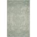 White 24 x 0.63 in Indoor Area Rug - Ophelia & Co. Ellicottville Floral Handmade Tufted Wool Gray/Turquoise Area Rug Wool | 24 W x 0.63 D in | Wayfair