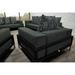 Orren Ellis Tilly 4 Piece Sofa Set w/ Cushions Metal in Black | 24 H x 90 W x 36 D in | Outdoor Furniture | Wayfair OREL3272 39863960