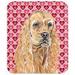 The Holiday Aisle® The Holiday Aisle Cocker Spaniel Valentine's Love Glass Cutting Board Glass | 0.15 H x 15.38 W in | Wayfair THLA3791 39991379