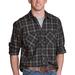 Men's Charcoal Southern Miss Golden Eagles Brewer Flannel Long Sleeve Shirt