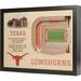 Texas Longhorns 25.5" x 19.5" Darrel K. Royal-Texas Memorial Stadium Views Wall Art