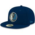 Men's New Era Navy Dallas Mavericks Official Team Color 59FIFTY Fitted Hat