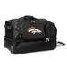 MOJO Denver Broncos Black 27'' 2-Wheel Drop Bottom Rolling Duffel Bag