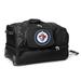 MOJO Winnipeg Jets Black 27'' 2-Wheel Drop Bottom Rolling Duffel Bag