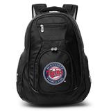 MOJO Black Minnesota Twins 19'' Laptop Travel Backpack