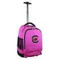 Pink South Carolina Gamecocks 19'' Premium Wheeled Backpack