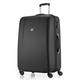 HAUPTSTADTKOFFER - Wedding - Hartschalenkoffer Trolley Rollkoffer Reisekoffer, TSA, Doppelrollen, 75 cm, 103 Liter, Schwarz