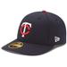 Men's New Era Navy Minnesota Twins Authentic Collection On Field Low Profile Home 59FIFTY Fitted Hat