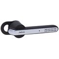 Jabra Q711351 Stealth UC MS Bluetooth-Mono-Headset für PC/Handy, Noise-Cancellation, dt. Sprachsteuerung, Multimedia/Musik/GPS-Streaming, Skype for Business-zertifiziert, anthrazit/silber