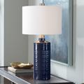 Uttermost Thalia 31" High Modern Royal Blue Ceramic Table Lamp