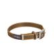 canvasco NM431 Hunde-Halsband, M, 55-65 cm, 25 mm, Frida cognac