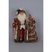 Karen Didion Originals Christmas Lighted Woodland Elegance Santa Figurine Resin | 18 H x 12 W x 6 D in | Wayfair CC16-113