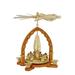 The Holiday Aisle® Richard Glaesser Angel Musicians Wood Pyramid Wood in Brown | 11.25 H x 5.75 W x 5.75 D in | Wayfair THLA5910 40242774