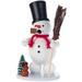 The Holiday Aisle® Dregeno Wood Snowman Incense Burner Wood in Brown | 5.5 H x 4 W x 3 D in | Wayfair THLA6503 40243392