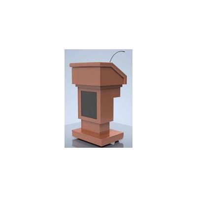 Presidential Solid Wood Lectern w/Sound System