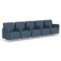 Ravenna 5 Seats w/ Center Arms in Standard Fabric or Vinyl