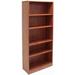 5-Shelf Cherry Laminate Bookcase