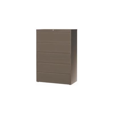 42"W 5-Drawer Steel Lateral File