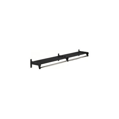 72" Wide Steel Wall-Mount Coat Rack
