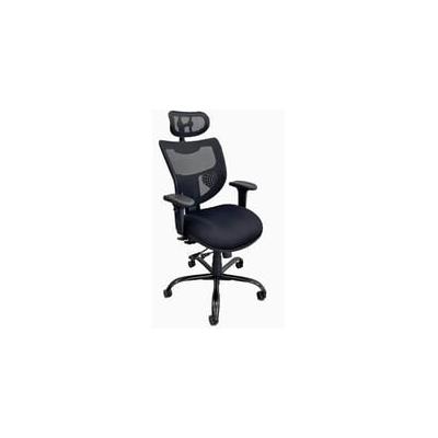 24/7 400 lbs. Capacity Multi-Function Mesh Chair w/Adjustable Sliding Seat Depth & Headre