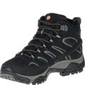 Merrell Women's Moab 2 Mid GTX Waterproof Walking Shoe, Black, 8