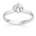 1.31 Carat E/VS1 Round Brilliant Certified Diamond Solitaire Engagement Ring in Platinum