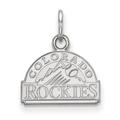 Women's Colorado Rockies Sterling Silver Extra-Small Pendant