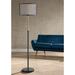 Lite Source Elena 62 1/2" Coffee Metal Floor Lamp