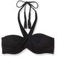 Seafolly Women's Wrap Front Bandeau Bikini Top, Black, 42 (Size of :16)