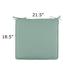 Replacement Chair Cushion - 21.5x18.5 - Box Edge, Canvas Spa Sunbrella - Ballard Designs Canvas Spa Sunbrella - Ballard Designs