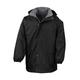 Result R160A Reversible Stormdri 4000 Fleece Jacket - Black/Grey, Small
