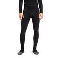 FALKE Men's Wool-Tech Long M TI Thermal Breathable Quick Dry 1 Piece Base Layer Bottom, Black (Black 3000), XXL