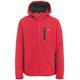 Trespass Men's Accelerator II Waterproof Softshell Jacket with Removable Hood, Red, Small