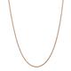 14ct Rose Gold Solid Lobster Claw Closure 1.8mm Sparkle Cut Rope Chain Necklace Jewelry Gifts for Women - 41 Centimeters