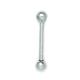 14ct White Gold 16 Gauge Barbell Body Piercing Jewelry Eyebrow Ring Measures 17x4mm Jewelry Gifts for Women