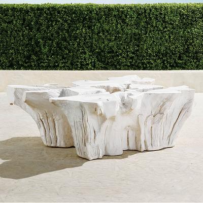 Root Coffee Table in White Finish - Frontgate