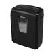 Fellowes Paper Shredder for Home Office Use - 8 Sheet Cross Cut Shredder for Home and Personal Use - Deskside Shredder with 14 Litre Bin and Safety Lock - Powershred 8C - High Security P4 - Black