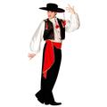 "FLAMENCO DANCER" (shirt, vest, pants, belt, hat) - (S)