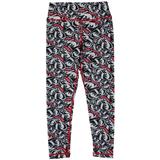 Girls Youth ZooZatz Red/White Wisconsin Badgers Stacked Mascot Leggings