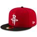 Men's New Era Red/Black Houston Rockets Official Team Color 2Tone 59FIFTY Fitted Hat
