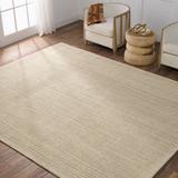 White 60 x 0.62 in Area Rug - Sand & Stable™ Aubrie Hand Hooked Jute/Sisal/Taupe Area Rug Jute & Sisal | 60 W x 0.62 D in | Wayfair