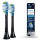 Philips Sonicare Original C3 Premium Plaque Defence Standard Schallzahnbürstenköpfe - 2er-Pack in Schwarz (Modell HX9042/33)