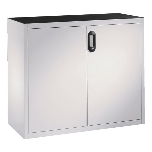 CP Stahlschrank mit Flügeltüren 120 x 100 cm grau, 120x100x40 cm Image