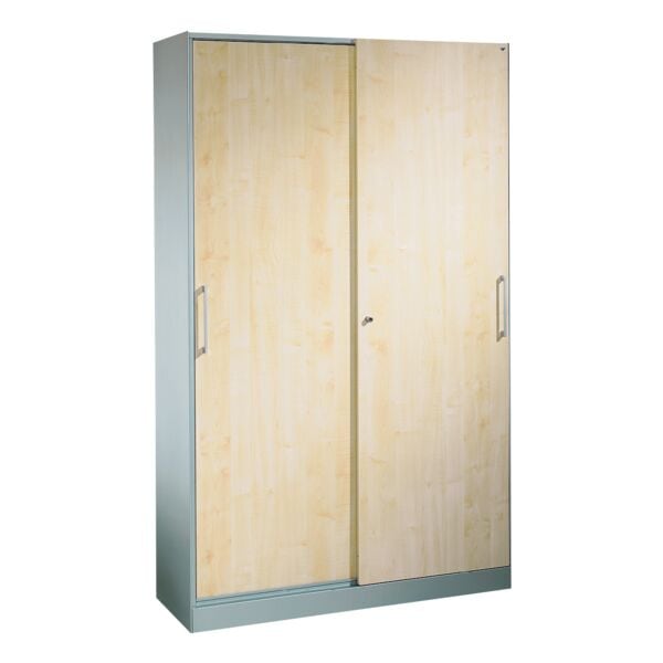 CP Schiebetürenschrank »Asisto« extrabreit 5 OH braun, 120x198x43.3 cm Image