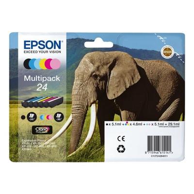 Epson Tintenpatronen-Set »T24284010« Nr. 24 schwarz