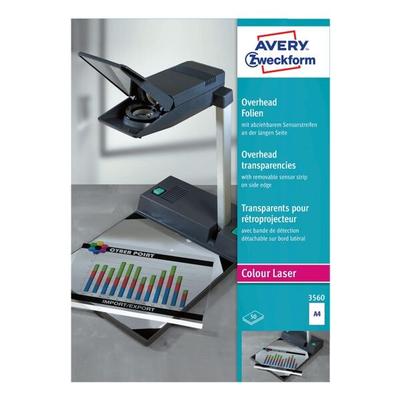 Overhead-Color-Laserfolien »Sensorstreifen lang« transparent, Avery Zweckform