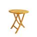 Rosecliff Heights Farnam Solid Wood Bistro Outdoor Table Wood in Brown/White | 29 H x 27 W x 27 D in | Wayfair ROHE4758 40978084