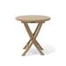 Rosecliff Heights Farnam Solid Wood Bistro Outdoor Table Wood in Brown/White | 29 H x 27 W x 27 D in | Wayfair ROHE4758 40978084